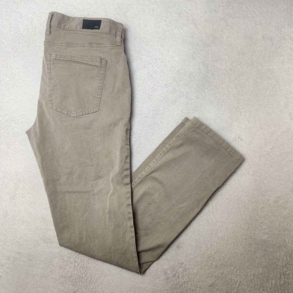 Rhone Pants Mens 30x32 Beige Chino Everyday Twill Stretch 5 Pocket Work School